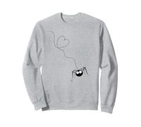 Scary spider's charm offensive, cuddly arachnid halloween Sweatshirt