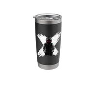 Scary Stranger Devil Eyes Horror Art Design Stainless Steel Insulated Tumbler