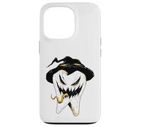 Scary Tooth Halloween Funny Dentist Ghost Costume Design Case for iPhone 13 Pro