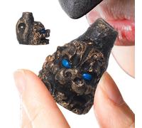 Scary Whistle - 1.5 Inch Clay Aztec Ghost Death Whistle Mini Sound Toy - Loud Survival Horn Ancient Horror Prank Party Favor Terrifying Handmade Design | For Outdoor Adventure Halloween Family Events