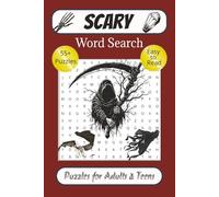 Scary Word Search Puzzle Book: Word Searches with Easy to Read Print about Ghosts Wraiths Spooky Places and More | 6x9 Inches | 114 Pages | 55+ Puzzles for Adults and Teens Who Love a Good Fright