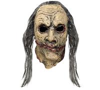 Scary Zombie Mask Adult Stitched Mouth Female Ghost Halloween Costume Props | Creepy zombie mask, stitched mouth, latex, breathable, wide vision, Halloween parties, carnival, cosplay prop, adult one size