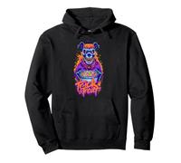 Scary Zombie Skeleton Dogs Halloween Pullover Hoodie