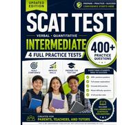 SCAT Test Prep - Intermediate Level: 4 Full-Length Practice Tests for the CTY Gifted and Talented Program (Grade 4 and Grade 5): 2 (SCAT Test Preparation Series)