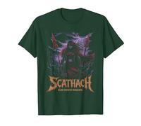 Scathach Blade Queen of Dún Scáith Warrior Woman Celtic T-Shirt, Men, Dark Green, 3X-Large