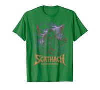 Scathach Blade Queen of Dún Scáith Warrior Woman Celtic T-Shirt, Men, Kelly Green, Small