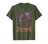 Scathach Blade Queen of Dún Scáith Warrior Woman Celtic T-Shirt, Men, Olive Green, 3X-Large