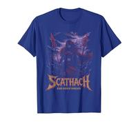 Scathach Blade Queen of Dún Scáith Warrior Woman Celtic T-Shirt, Men, Royal Blue, 3X-Large