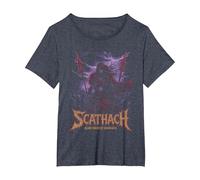 Scathach Blade Queen of Dún Scáith Warrior Woman Celtic T-Shirt, Women's Plus, Heather Blue, 3X