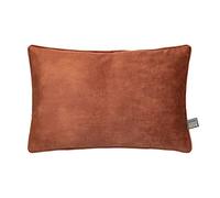 Scatter Box Etta Watercolour Woven Jacquard Feather Filled Piped Edge Cushion, Copper/Camel, 35 x 50 Cm