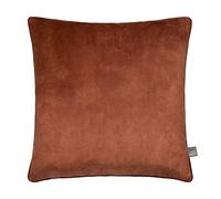 Scatter Box Etta Watercolour Woven Jacquard Feather Filled Piped Edge Cushion, Copper/Camel, 58 x 58 Cm