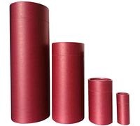 Scatter Tube Ashes Urn Plain Burgundy Colour Adult Large Medium Small Pet (Extra Small)