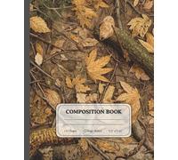 Scattered Autumn Leaves Composition Notebook | College Ruled Seasonal Journal | Fall Aesthetic Writing Gift for Students: A cozy lined diary inspired by warm forest colors, ideal for daily notes