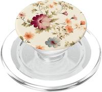 Scattered Floral on Cream PopSockets PopGrip for MagSafe