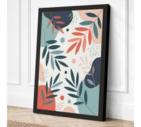 Scattered Leaves Botanical Canvas Wall Art Print 18x12 (45.7×30.5cm)