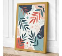 Scattered Leaves Botanical Canvas Wall Art Print 18x12 (45.7×30.5cm)