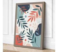 Scattered Leaves Botanical Canvas Wall Art Print 30x20 (76.2×50.8cm)