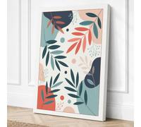 Scattered Leaves Botanical Canvas Wall Art Print 30x20 (76.2×50.8cm)