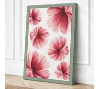 Scattered Petals Botanical Canvas Wall Art Print 18x12 Inch (46 x 30 cm)