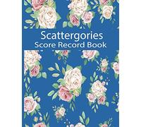 Scattergories Score Record Book: Scoring Pad for Scattergories game | Game Record Book | Scattergories Score Keeper Notebook 8.5x11Inch