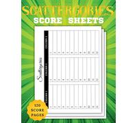 Scattergories Score Sheets: 120 Large Score Pages For Keeping Score For The Scattergories Game, Scattergories Score Pads, Scattergories Record Book, Size 8.5 x 11 inches