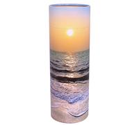 Scattering Ashes Urn, Scatter Tube, Eco-friendly Biodegradable Cremation Urn (Beach Sunset Small)