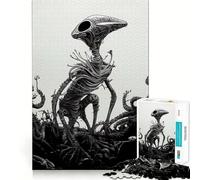 Scavenger Alien Jigsaw Puzzles for Adults1000 Pieces Clear Logic Toy Leisure Time Perfect Cut Creative Gift (38x26cm)