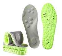Scazu Pickleball Insoles for Women Men, 4D Comfort Breathable Cloud Cushion Memory Foam Inserts (1 Pair, Men 11.5-12.5 / Women 13-14)
