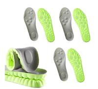Scazu Pickleball Insoles for Women Men 4D Comfort Breathable Cloud Cushion Memory Foam Inserts (3 Pairs, Men 8-8.5 / Women 9.5-10)