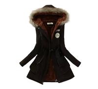 SCBFDI Ladies Fleece Jackets, Womens Clothing, Basic Long-Sleeved Holiday Coat Loungewear Comfort Hooded Coats with Hood Zip Up Solid Color
