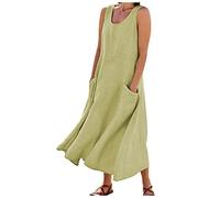 SCBFDI Women Dresses Party Dresses for Women UK Elegant Long Evening Gowns Plus Size Beach Dresses Red Spotty Dress Women's+Beach+Dresses White Cotton Dresses for Women UK Prom Green XL