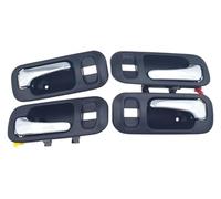 SCBSTKBGGW Handle Replacement for CR-V 1997-2001 for Odyssey 1995-1998 Car Side Loading Door Handle Repair Interior Inside Chrome(Set of 4 Sides)