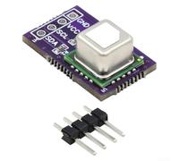 SCD40 Gas Sensor Temperature Humidity Detector Accurate I2C Interface Module for Building Automation Greenhouse Control Small Footprint Unit(Purple Board)