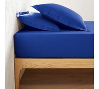 Scenario 25cm Cotton Fitted Sheet royal blue
