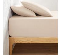 Scenario 32cm High Plain Polycotton Fitted Sheet beige