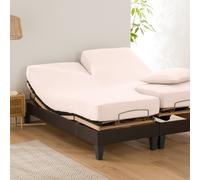 Scenario Plain Cotton Fitted Sheet For Articulated Bed pearl pink