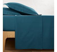 Scenario Plain Polycotton Flat Sheet Prussian Blue