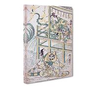 Scene From A Drama By Torii Kiyonobu Canvas Print | Gallery Wrapped 30mm Frame Wall Art | 24x16 inches | Ready to Hang | Asian Picture | Living Room Bedroom Lounge Office