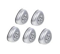Scene Lamp 5pcs Touch Night Light Plastic Battery Under The Stage LED Light Fixture