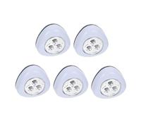 Scene Lamp 5pcs Touch Night Light Plastic Battery Under The Stage LED Light Fixture