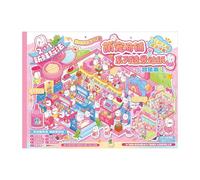 Scene Stickers Create Your Own Home | 3D Effect Notebook Decorations - Cartoon Scene Sticker | For Teens Adults Birthday Party Holiday Gift Party Creative Home