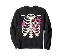 Scenecore Ribs & Heart | Still Emo Y2K 2000s Alt Mall Goth Sweatshirt