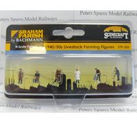 Scenecraft 379-326 1940/50 s Livestock Farming Figures N Gauge