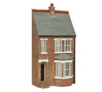 Scenecraft 44-0214B Low Relief Right Hand Bay Terrace Black OO Gauge