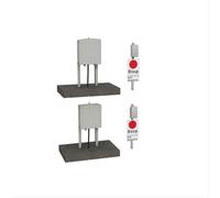 Scenecraft Lineside Relay Boxes and Telephone (Pre-Built)