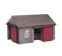 Scenecraft Shillingstone Goods Shed Red (Pre-Built)