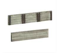 Scenecraft Wood Sleeper Retaining Walls (Pre-Built)