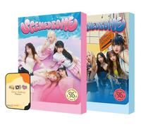 SCENEDROME RESCENE Album [Ver 1 + Ver 2 (2 types) Full Set (PLVE ver)]+Pre Order Benefits+BolsVos K-POP Inspired Freebies (1st Mini Album)