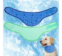 SCENEREAL Dog Cooling Bandana, 2 Pack Instant Cooling Dog Bandanas, Chill Out Pet Cool Scarf PVA Neck Cooler Wrap Summer Essentials, Heat Relief Prevent Sunstroke for Small Medium Large Dogs