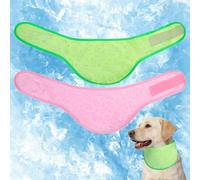SCENEREAL Dog Cooling Bandana, 2 Pack Instant Cooling Dog Bandanas, Chill Out Pet Cool Scarf PVA Neck Cooler Wrap Summer Essentials, Heat Relief Prevent Sunstroke for Small Medium Large Dogs